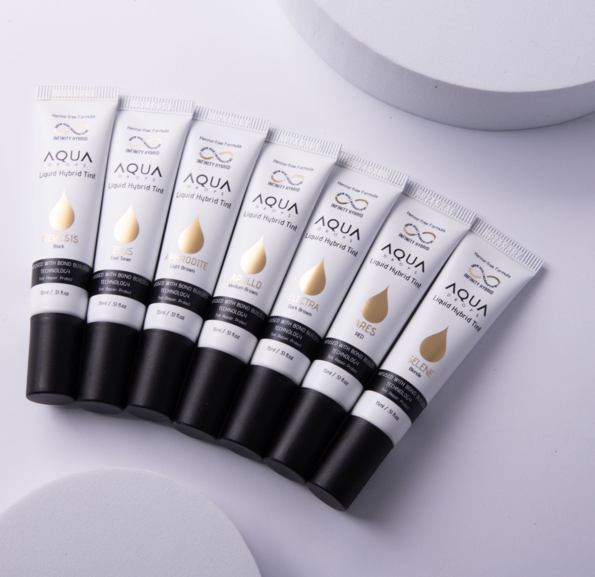 INFINTIY AQUA DROPS TUBES BROW HYBRID DYE