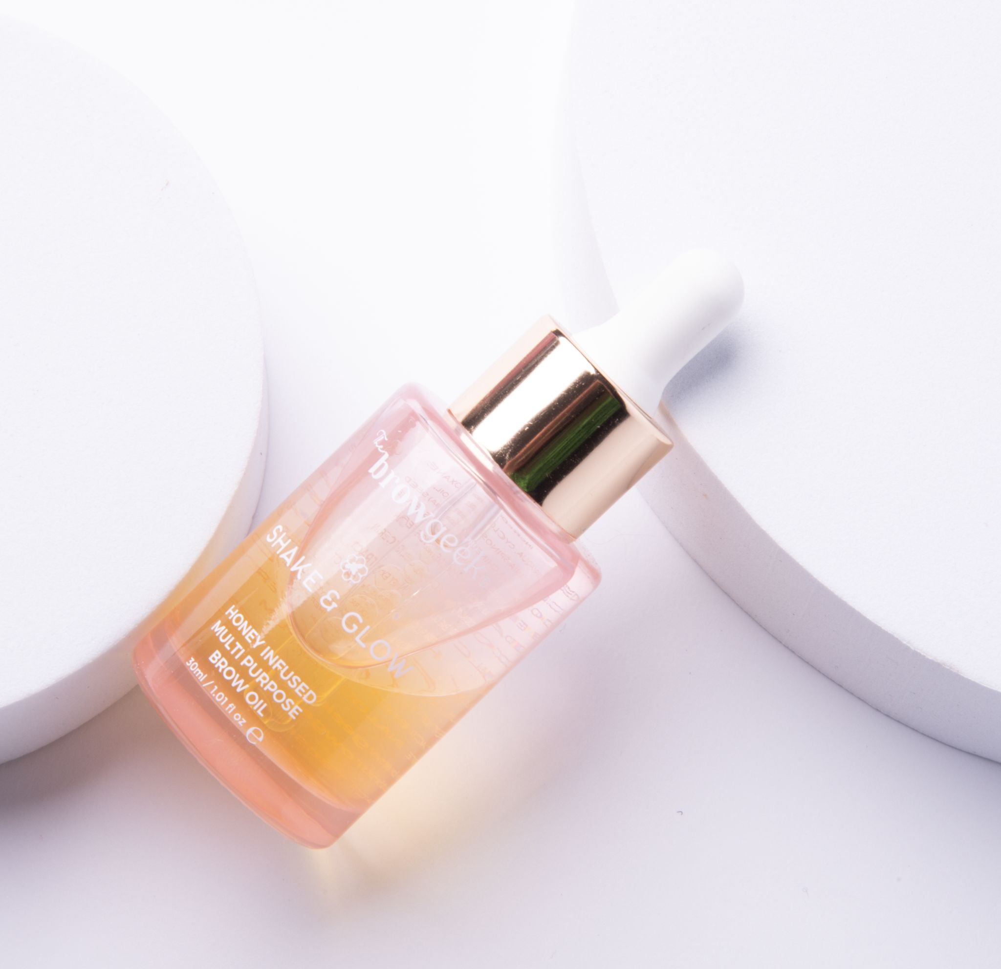 The Brow Geek Shake & Glow Honey Infused Brow Oil - 30ml