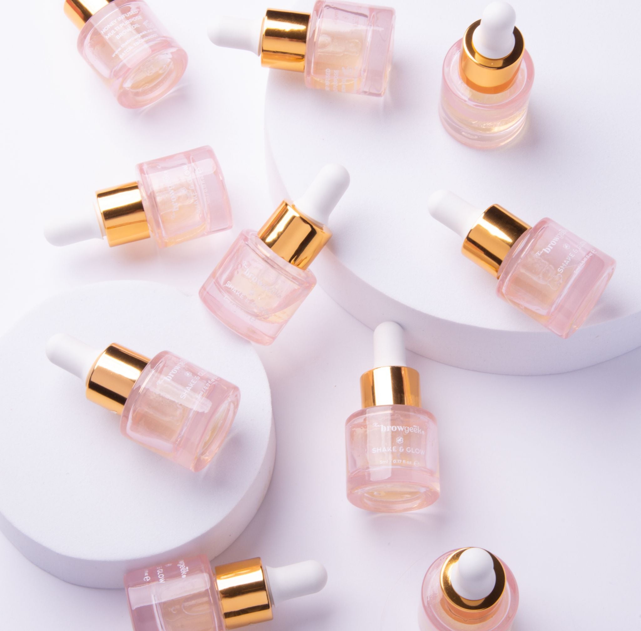 The Brow Geek Shake & Glow Honey Infused Brow Oil - 30ml