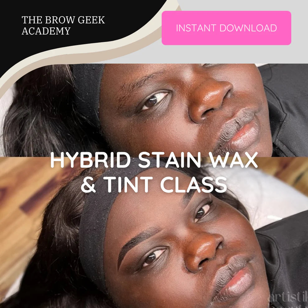 Hybrid Brow Tint & Wax Course - Fully Certificated (Brow Stain)