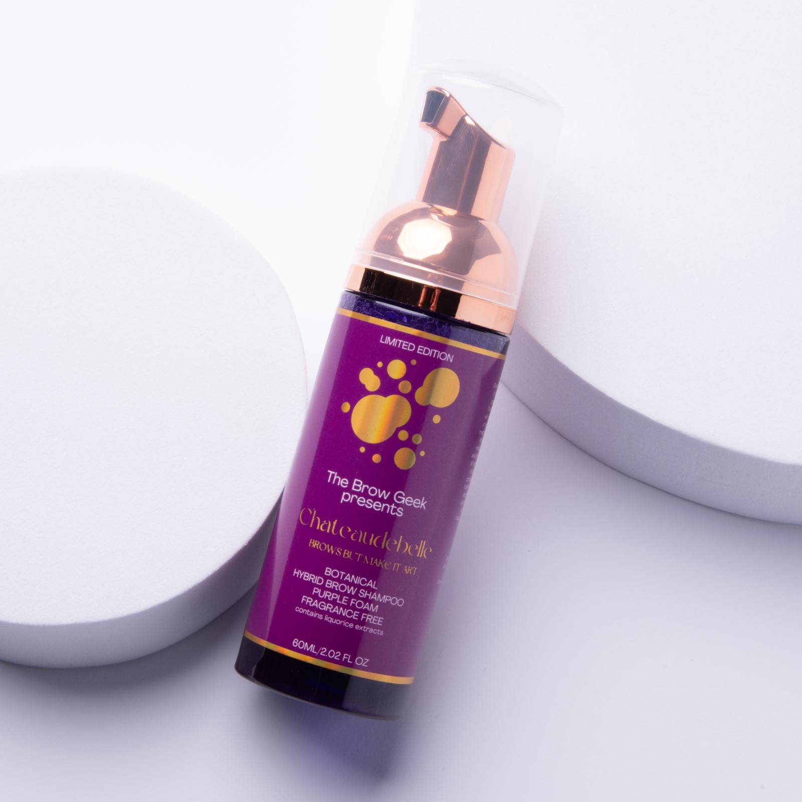 The Brow Geek x Chateaudebelle Brow Shampoo Foam