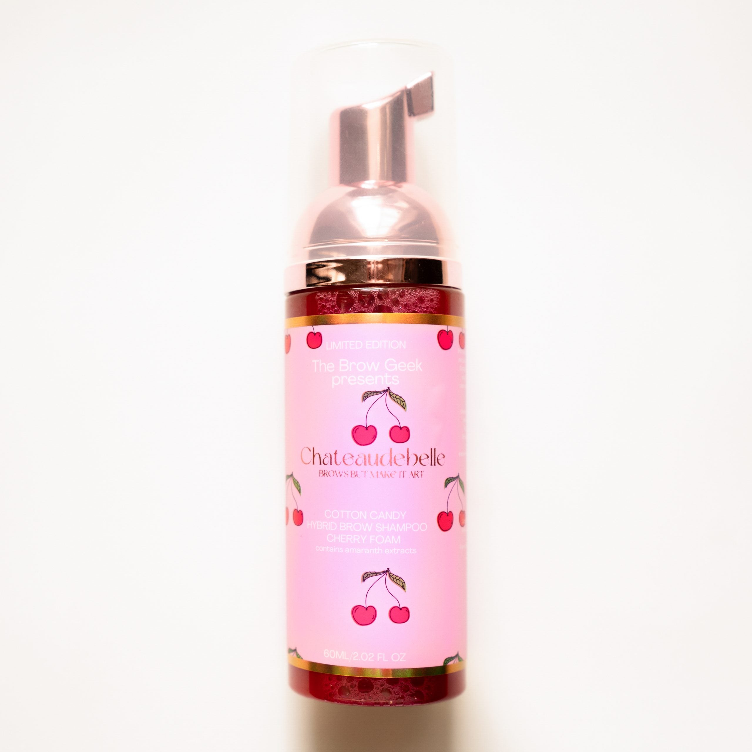 The Brow Geek x Chateaudebelle Brow Shampoo Foam
